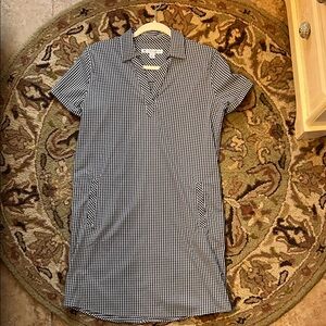 Southern Tide Black and White Checkered Dress